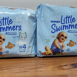 Huggies Little Swimmers 4t (New) 2 Bags 