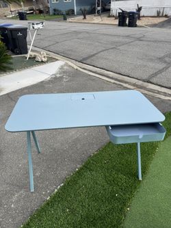 Blue Office Desk