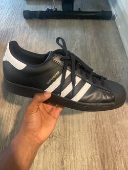 Adidas Superstar Sneakers Black White