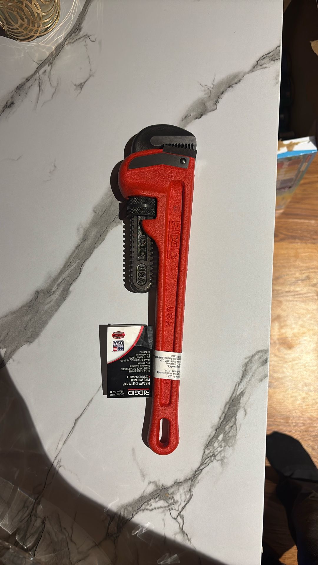 RIDGID Heavy-Duty 14” Pipe Wrench
