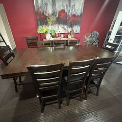 High Dining Table Set & Server Table