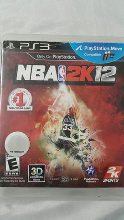 NBA 2K12 FOR PS3