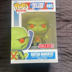 Justice League Martian Man hunter Funko Pop Target Exclusive