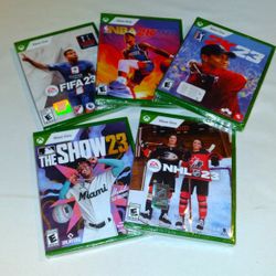 Xbox One Sport Game 23 NHL/PGA/ Fife/ NBA/ MLB Bundle 