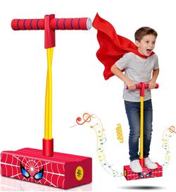 Foam Pogo Jumper for Kids: Cool Toys for Boys 4-8, Outdoor Toys for Kids Ages 3-8, Toys for 3 4 5 6 7 8 Year Old Boys, 3+ Year Old Boy Gift, Birthday,