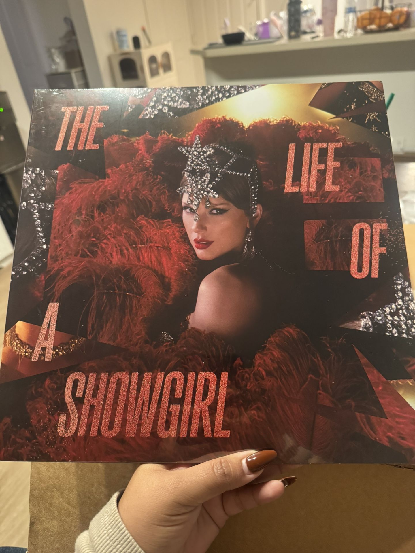 The Life of a Showgirl: The Tiny Bubbles in Champagne Edition (Red Lipstick & Lace Transparent Vinyl)