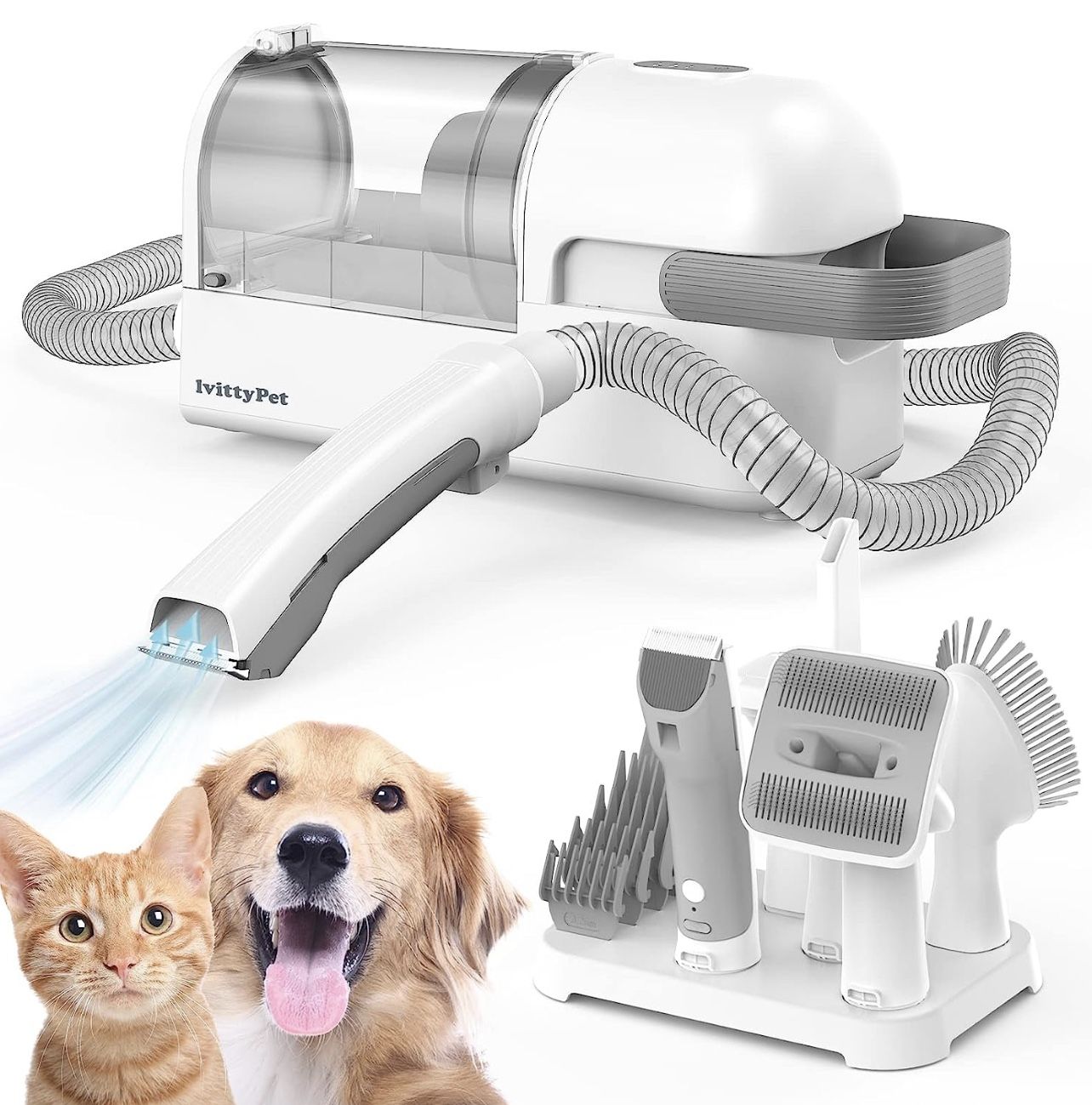 Ivitty Pet Grooming Kit Vacuum