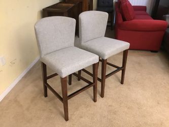 2 Gray Barstools