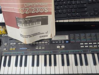 Casio cz-230 keyboard and drum machine