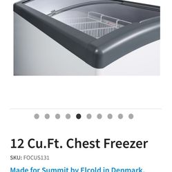 Summit 12 Cubic Ft Chest Freezer