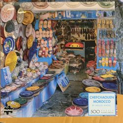 Chefchaouen Morocco 500 Piece Jigsaw Puzzle