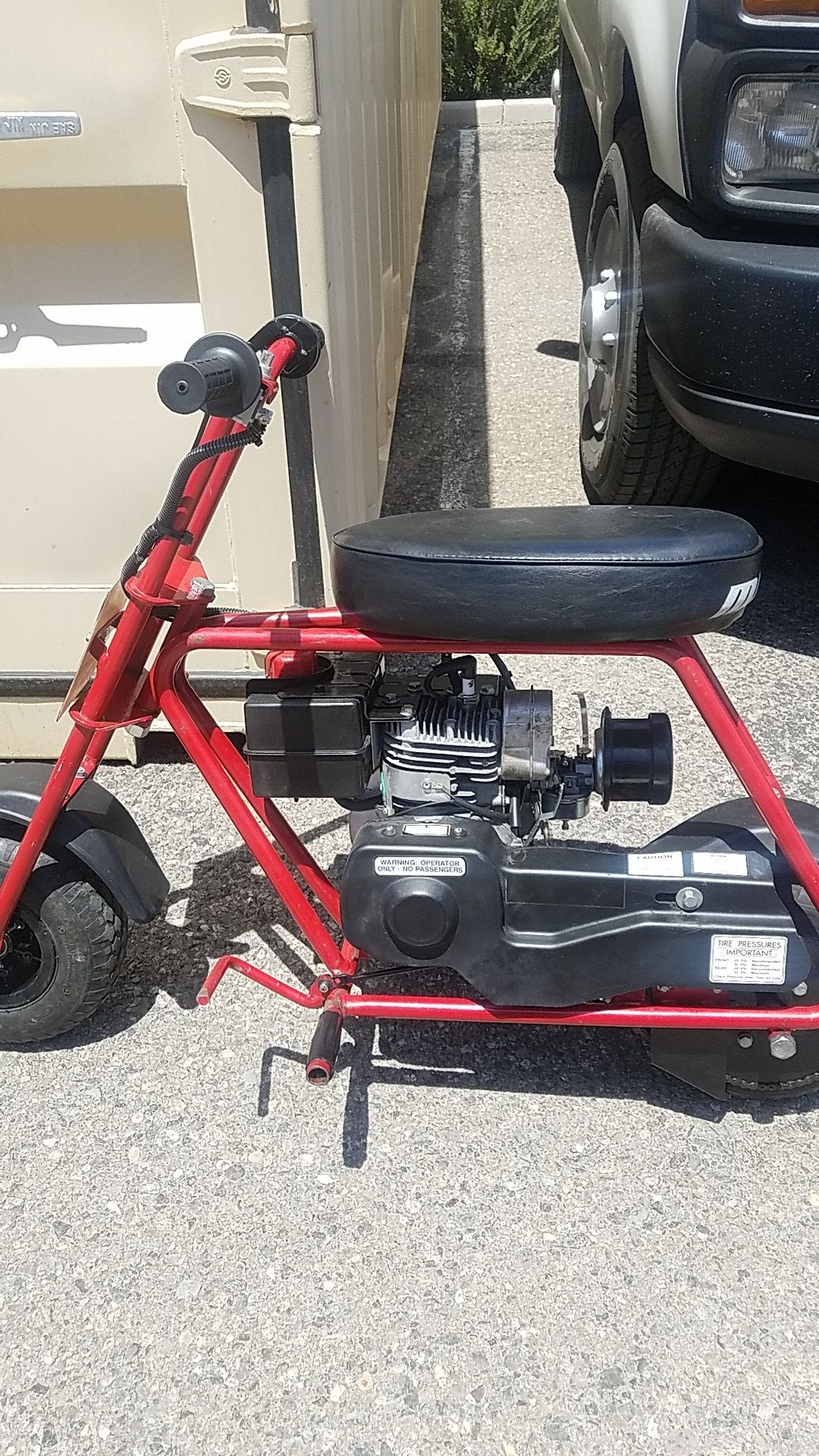 Manco Streaker 3.5 hp minibike