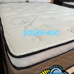 King Royal Memory Foam Mattress And Box Set New Cama Bonita 
