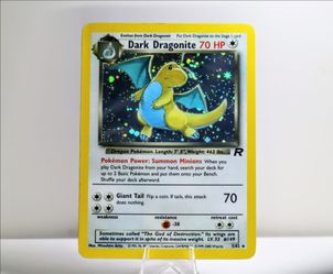 Pokemon Team Rocket Dark Dragonite Holo - pickup at angleton - cash no trade