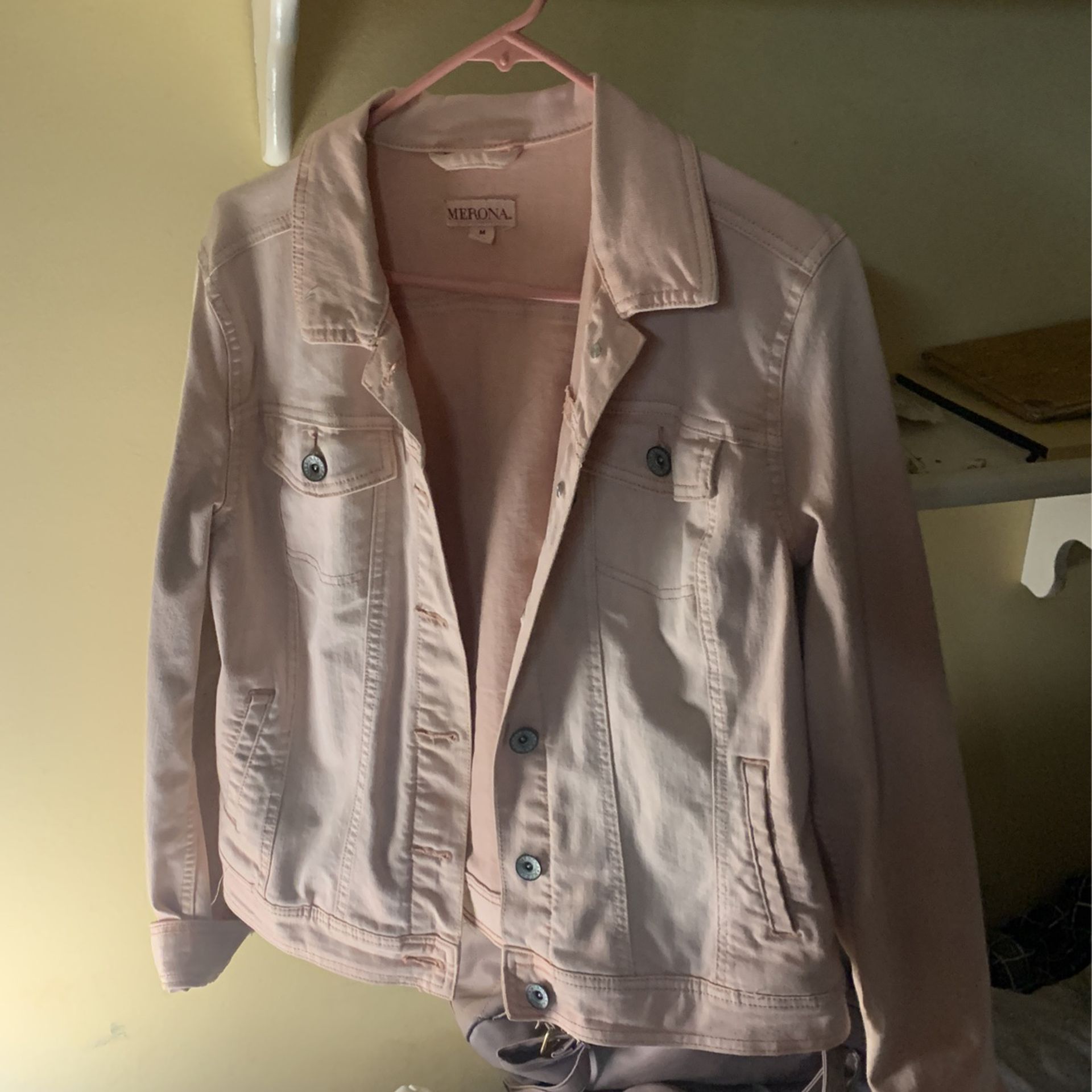 Pink Jean Jacket 