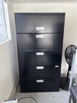 HON 5-Drawer Lateral Filing Cabinet – Commercial Office Storage