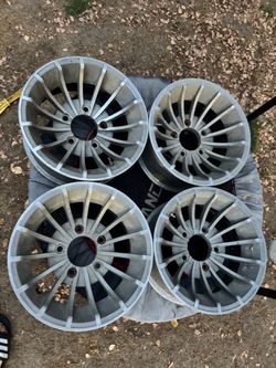 15x7 Turbine wheels 5x5.5 aluminum rims 5x139.7  Ford F100 F150 Bronco Dodge Ram 1500 Ramcharger