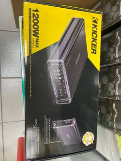 Kicker 43CXA6005 Multi Channel Amp CX Series CXA600.5 Class D 600-Watt Full Range Car Audio Amplifier - Limited Stock