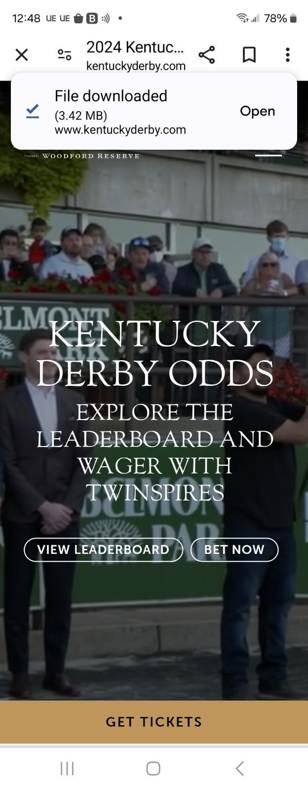 Kentucky Derby 2 Day Passes