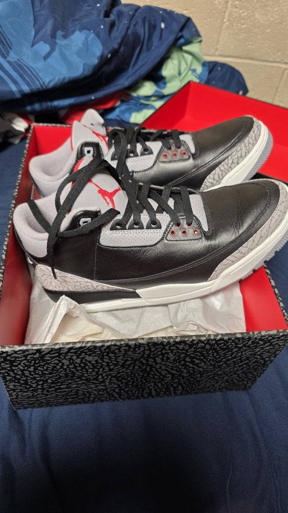 Jordan Retro 3 Black Cement