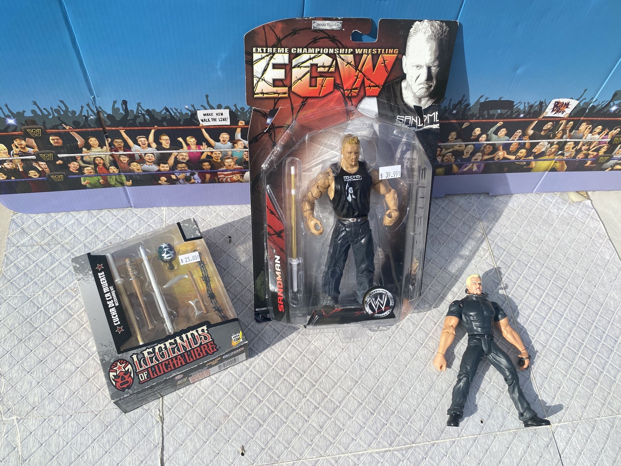 Wrestling Figure Lot : 3 Items