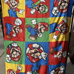 New Mario Brothers, and sonic throw blankets