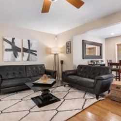 Natuzzi Genuine Soft Leather Couch