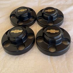 Chevy C1500 88-98 black center caps