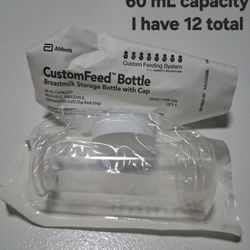 MILK STORAGE BOTTLES WITH CAP 60 mL / 2 oz