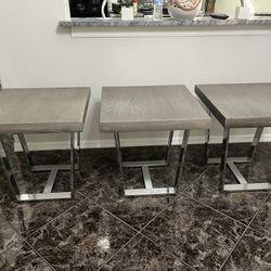 Set 3 Accent Tables & 1 Coffee Table 