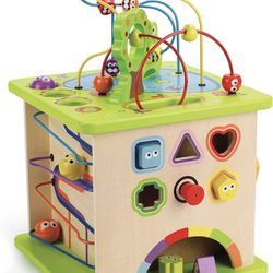 Country Critters Wooden Activity Play Cube by Hape | Wooden Learning