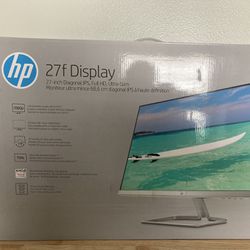 HP 27 Inch HD Monitor