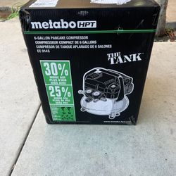 New Metabo 6 Gallons Air Compressor