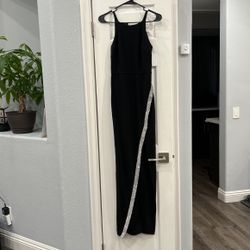 Black Elegant Formal Dress Gown 