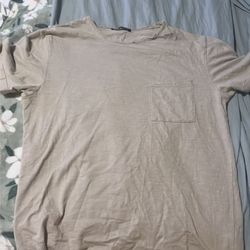 Zara Small Tan Shirt