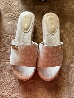 Guess Los Angeles Monogram Slide Sandals