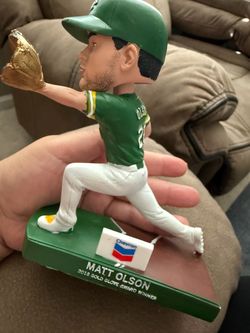 Matt Olson 2018 Gold Glove Bobblehead • Oakland A’s • BDA Sports 2019 Collector’s Edition