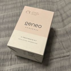 Geneo Personal – 4 Facial Treatments Kit – Exfoliation & Oxygenation