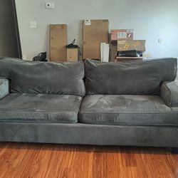 Dark Sage Greenish Couch