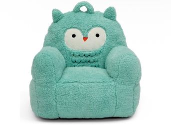 Delta Children Owl Cozee Buddy Chair, Teal