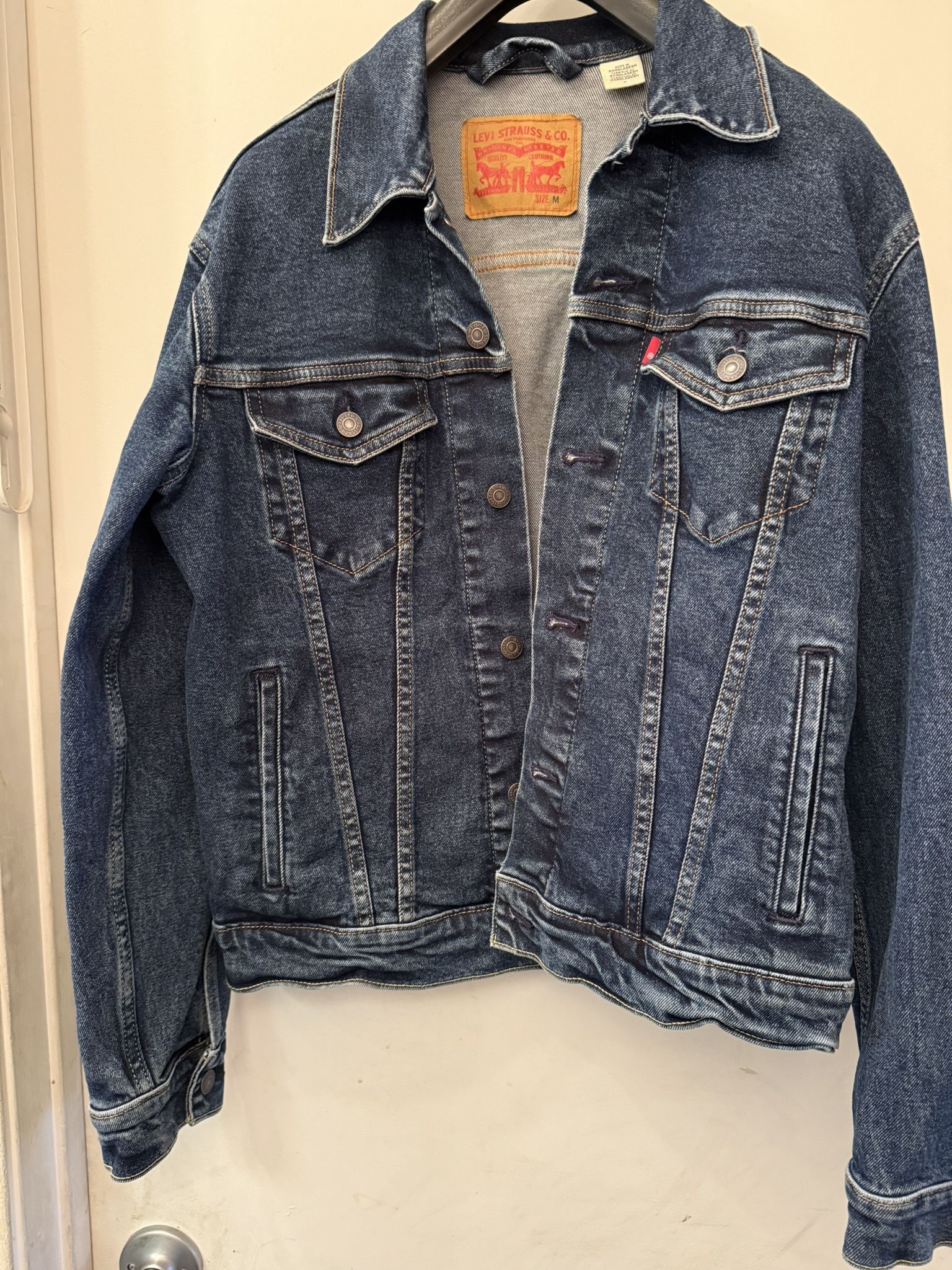 Mens Levi Denim Trucker Jacket