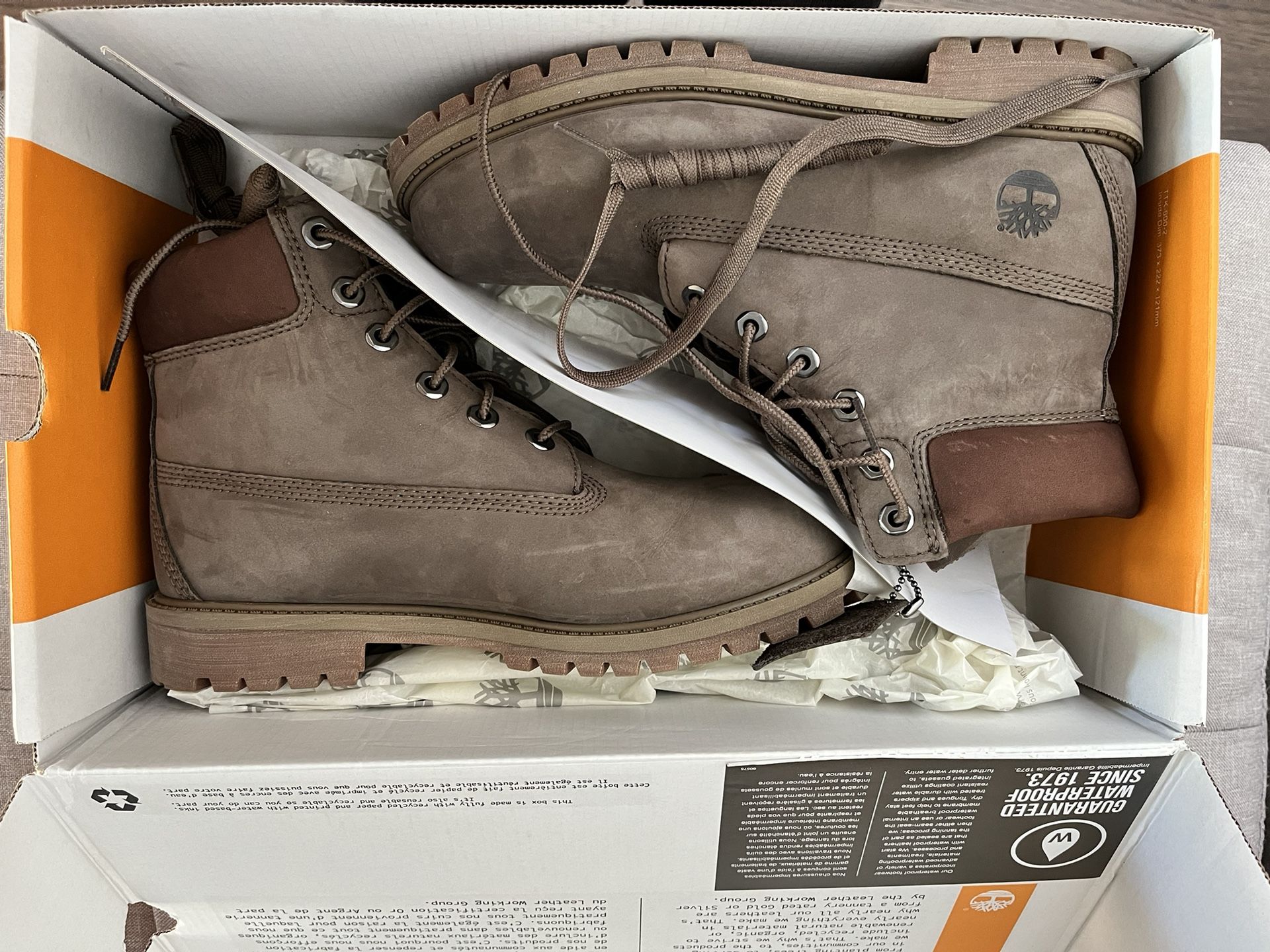 Timberlands Junior/Kids (Chocolate Chip) 6.5