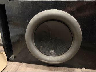 JL Audio  12 W7 Subwoofer in Custom Box with Amp Included - $100