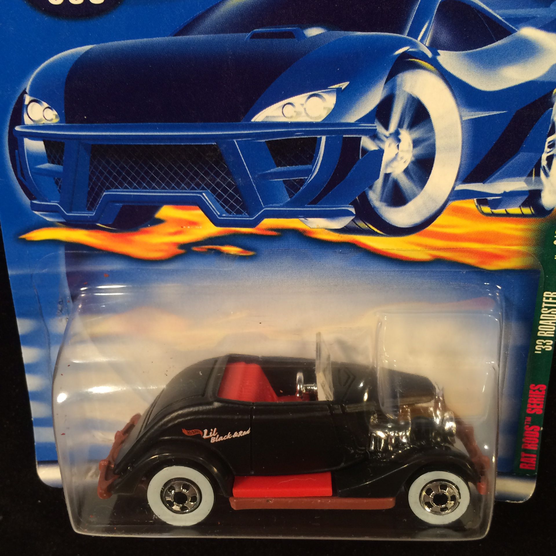 Hot Wheels Rat Rods Series ‘33 Roadster • Black • White Wall 5 Spokes