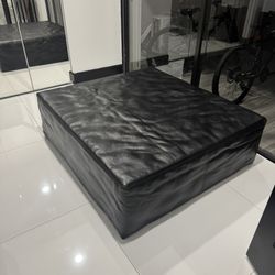 Real Leather Custom Ottoman - 48” x 42”