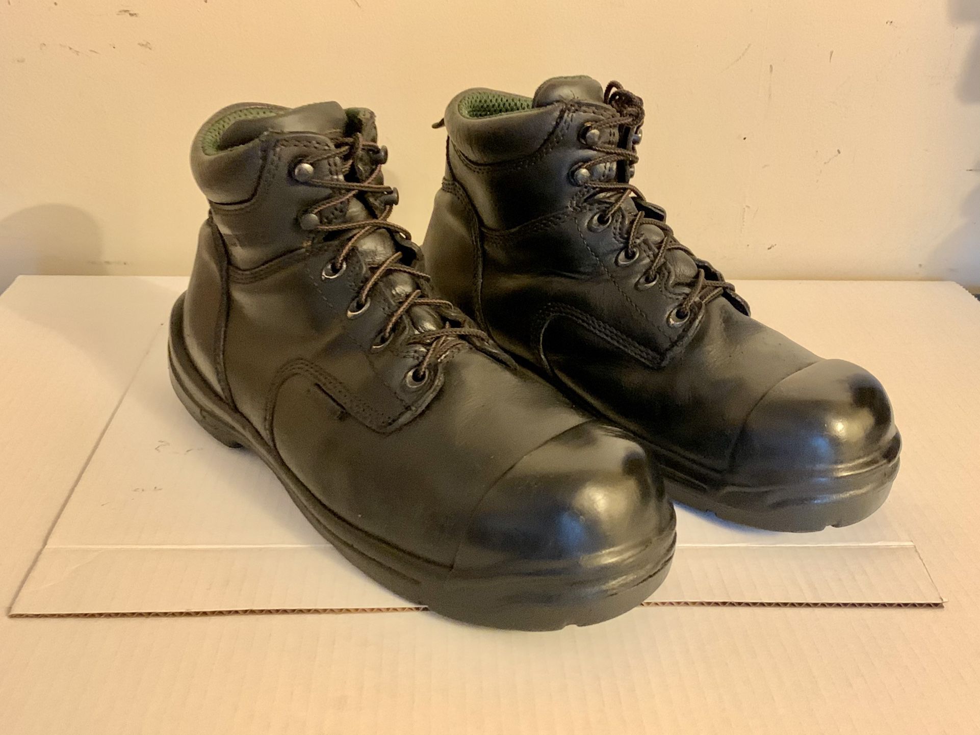 Mens RED WINGS STEEL TOE Safety Work Boots (Used) Size: 10.5 (Model ASTM F 2413-05) 