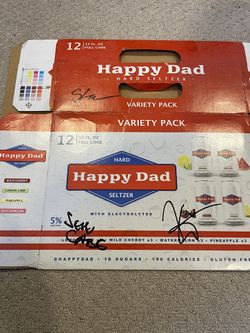 Signed Happy Dad Seltzer