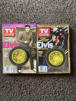 Elvis Presley Collector TV Guide W/CDs