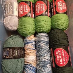 Yarn. Price For All 8. Four Are Large 7 oz. Price Firm