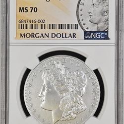 2023 Morgan Silver Dollar TOP GRADE! Mint State 70